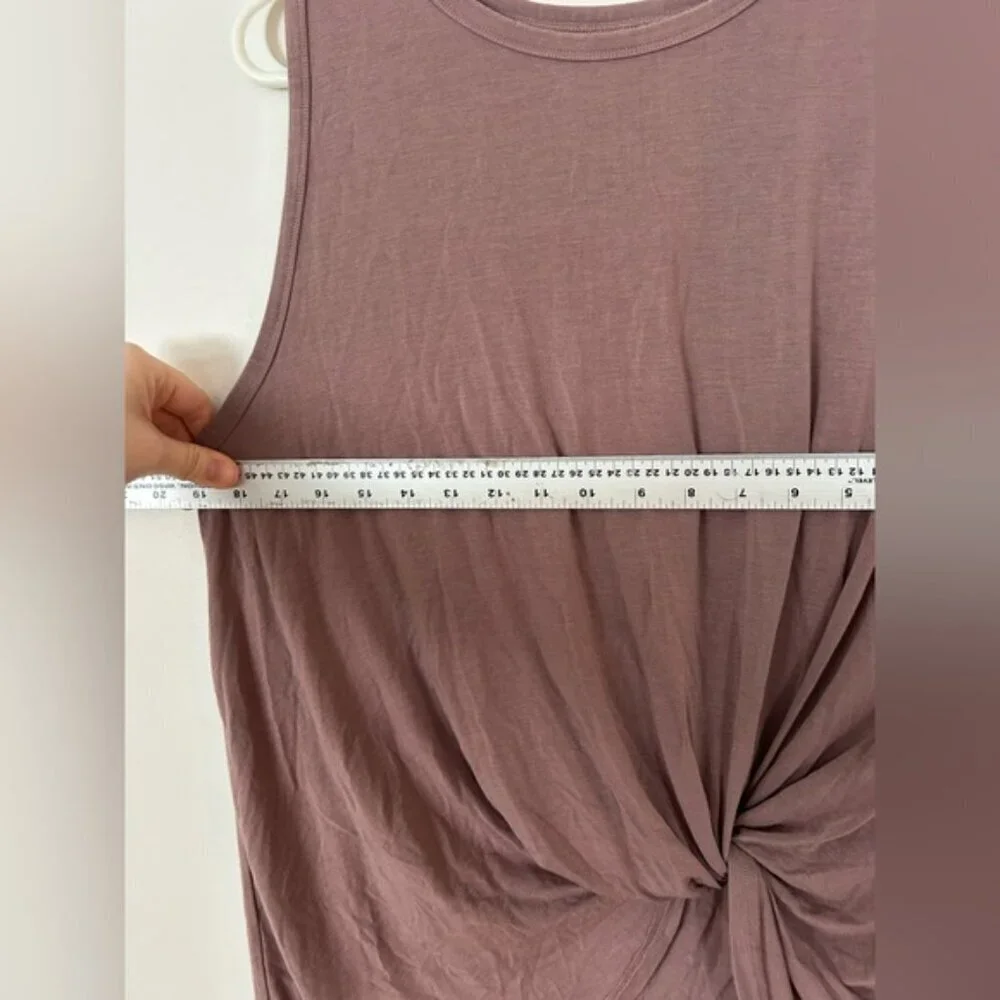 Super Soft Jackson Rowe Knotty Tank - medium Dusty Pink - Picture 5 of 7